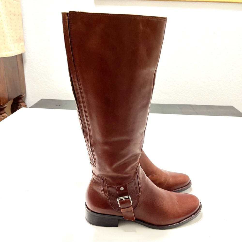 Mattise Fox Trot Knee-High Brown Leather Size 7M - Picture 6 of 10